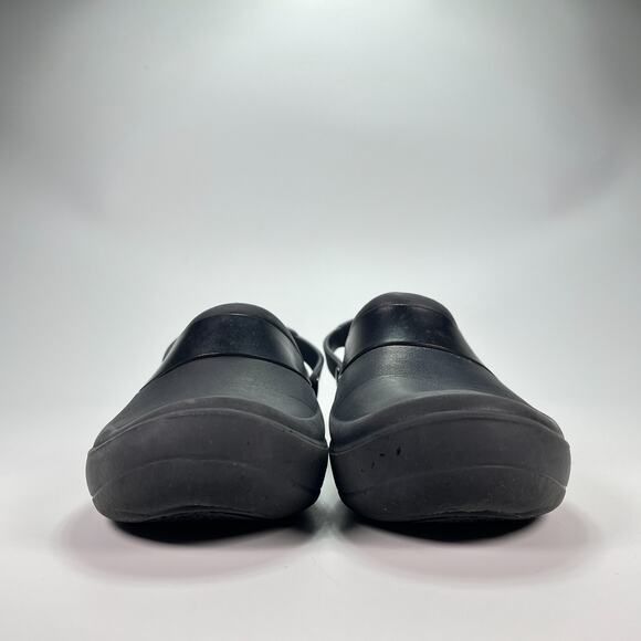 Crocs Mercy Work Clogs Black Slip On Shoes Comfort Lightweight Women’s Size 7 - Picture 2 of 10
